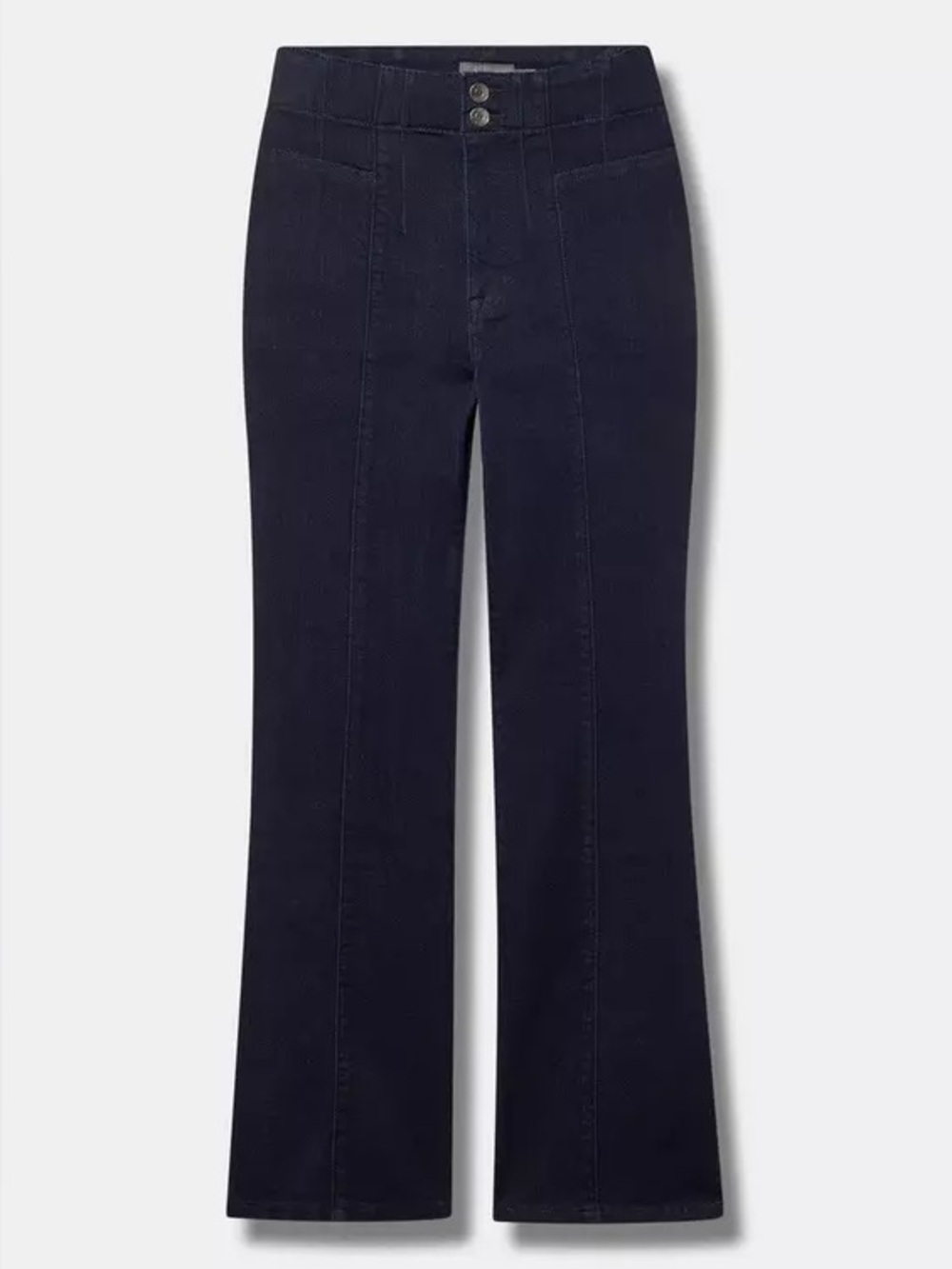 Torrid Bombshell High-Rise Corset Flare Jeans Size 14 Short 29” Inseam Rinse NWT